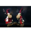 SiL Interiors Lichterketten & Dekobeleuchtung<Dekoleuchte "Deer" in Hellbraun/ Rot - (H)19 cm (Überraschungsprodukt)
