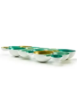 kobolo Dekoschalen<Dekoschale BUBBLELIGHT24 in Grün
