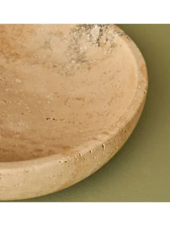 BELLA MAISON Dekoschalen<Dekoschale ''Ephesus'' in Beige - (H)7 x Ø 20 cm