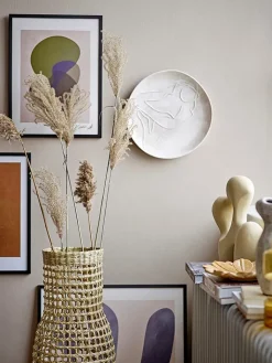 Bloomingville Dekoschalen<Dekoschale "Evi" in Beige - Ø 22 cm