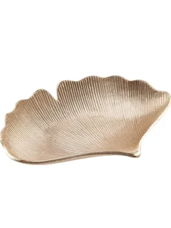 Butlers Dekoschalen<Dekoschale GOLDEN NATURE Ginkoblatt in Gold