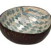 Kersten Dekoschalen<Dekoschale in Braun/ Blau/ Beige - (H)6 x Ø 14 cm