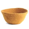 FILZLIG Dekoschalen<Dekoschale in Gelb - (H)9 x Ø 15 cm