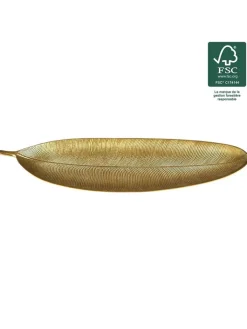 Ethnical Life Dekoschalen<Dekoschale in Gold - (L)59,5 x (B)22 cm