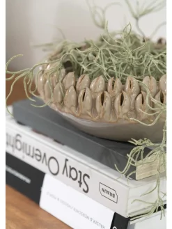 J Line Dekoschalen<Dekoschale in Grau - (H)10 x Ø 36,5 cm