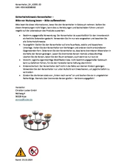 kobolo Dekoschalen<Dekoschale KerzenHUGO24 in Rot