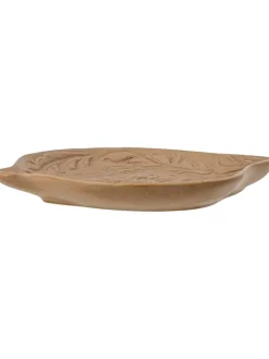 Bloomingville Dekoschalen<Dekoschale "Lizz" in Hellbraun - (L)18 cm