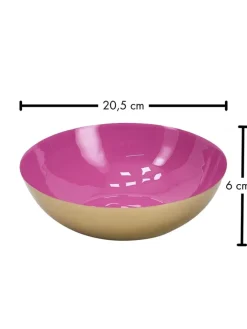 FYNCH-HATTON Dekoschalen<Dekoschale "Naledi" in Pink/ Gold - Ø 16,5 cm