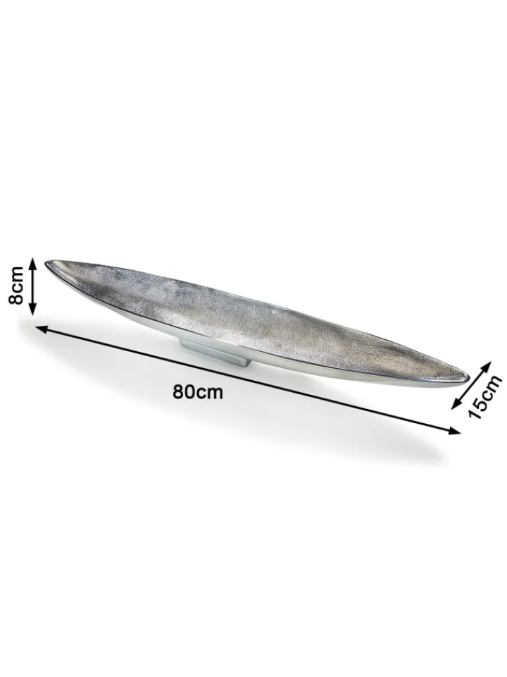 kobolo Dekoschalen<Dekoschale SILVBOAT80 in Silber