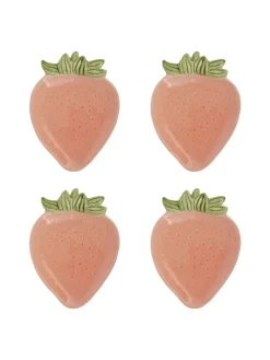 Butlers Dekoschalen<Deko-Schale STRAWBERRY 4er-Set in Pink