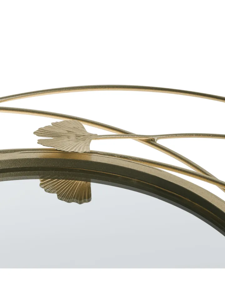 Beliani Spiegel<Dekospiegel ANGLET in Gold - (W) 46 x (H) 49 x (L) 2 cm