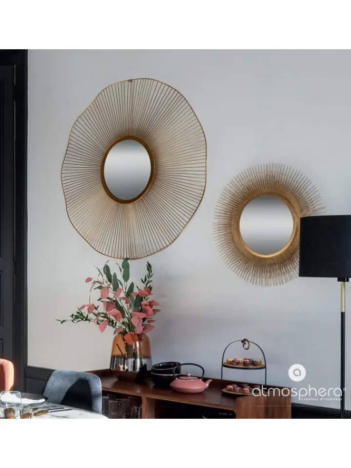 Atmosphera Créateur d'intérieur Spiegel<Deko-Spiegel in golden