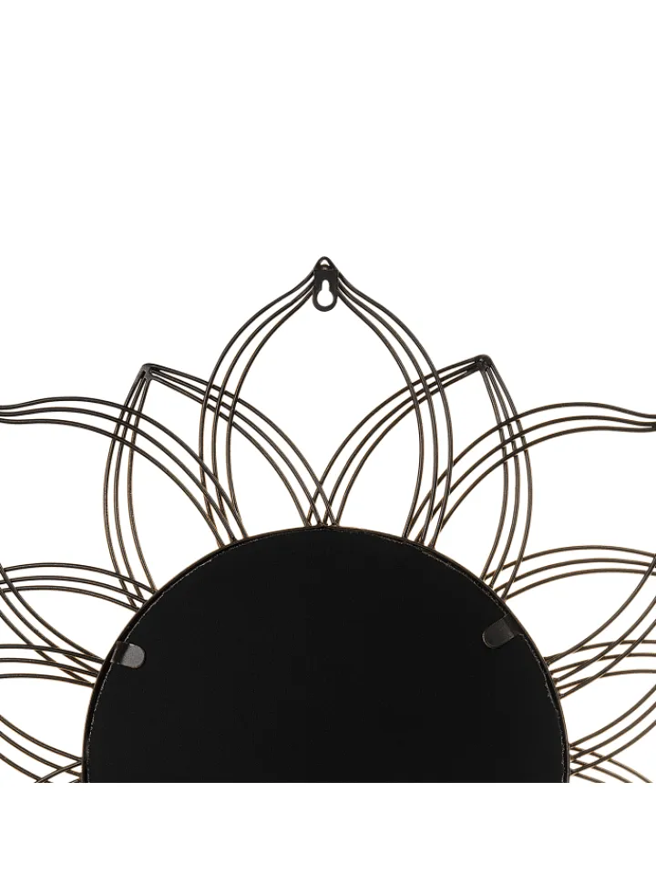 Beliani Spiegel<Dekospiegel MILLY in Gold - (W) 67 x (H) 67 x (L) 4 cm