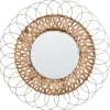 Beliani Spiegel<Dekospiegel PAMOL in Braun/Beige - (W) 67 x (H) 67 x (L) 2 cm