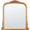 Beliani Spiegel<Dekospiegel SUSSEY in Gold - (W) 75 x (H) 78 x (L) 3 cm