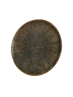 MARELIDA Dekoschalen<Dekoteller aus Mangoholz in braun - D: 29cm