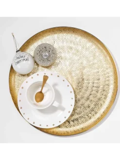 Butlers Dekoschalen<Dekoteller GOLDEN STAR in Gold