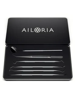 Ailoria Zahn & Mundpflege<DENT DELUXE Zahnpflegeset in silber