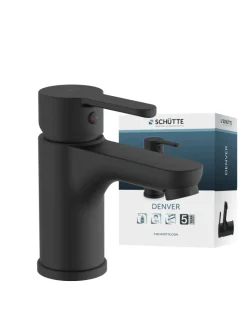 Franz Joseph Schütte Badarmaturen<DENVER Waschtischarmatur, Schwarz matt