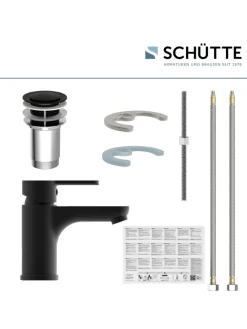 Franz Joseph Schütte Badarmaturen<DENVER Waschtischarmatur, Schwarz matt