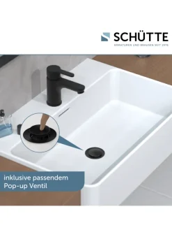 Franz Joseph Schütte Badarmaturen<DENVER Waschtischarmatur, Schwarz matt
