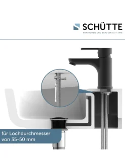 Franz Joseph Schütte Badarmaturen<DENVER Waschtischarmatur, Schwarz matt