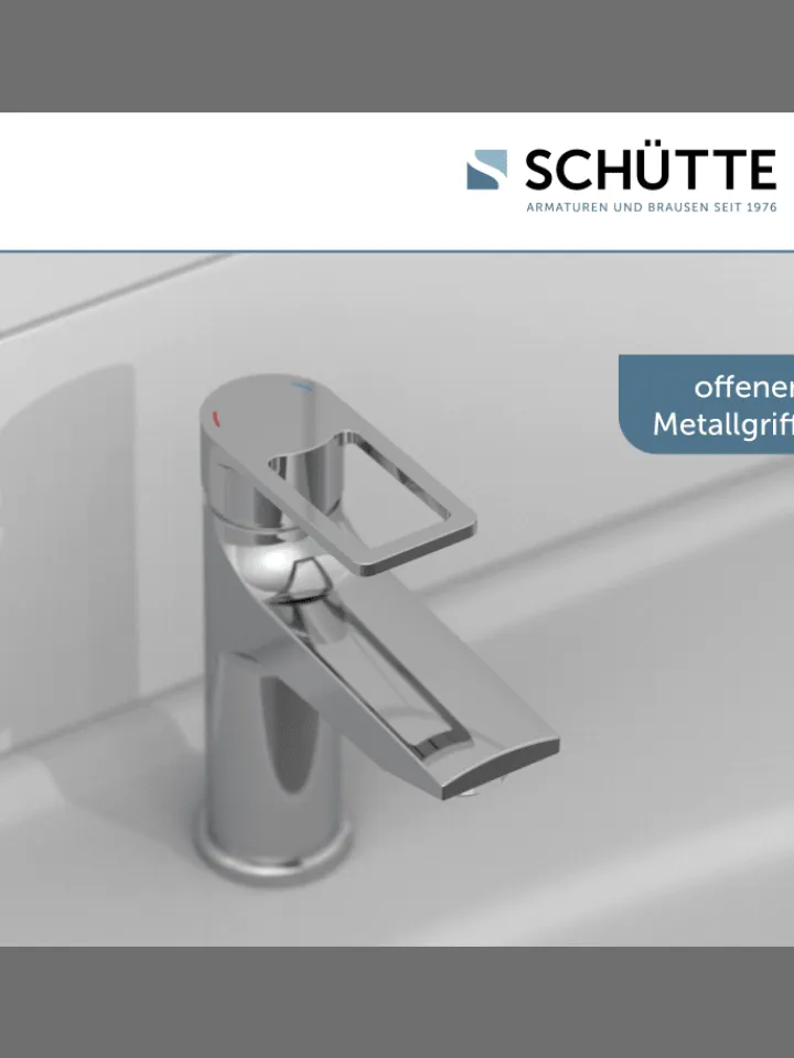 Franz Joseph Schütte Badarmaturen<DERBY Waschtischarmatur, Chrom