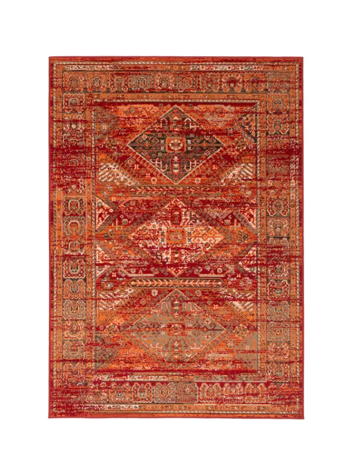 Pergamon Teppiche & Fußmatten<Designer Teppich Pop-Vintage Orient Bordüre in Terracotta