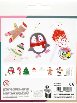 folia PAPER Kreativbedarf & Do-It-Yourself<Diamond Painting Set "CHRISTMAS" in Bunt
