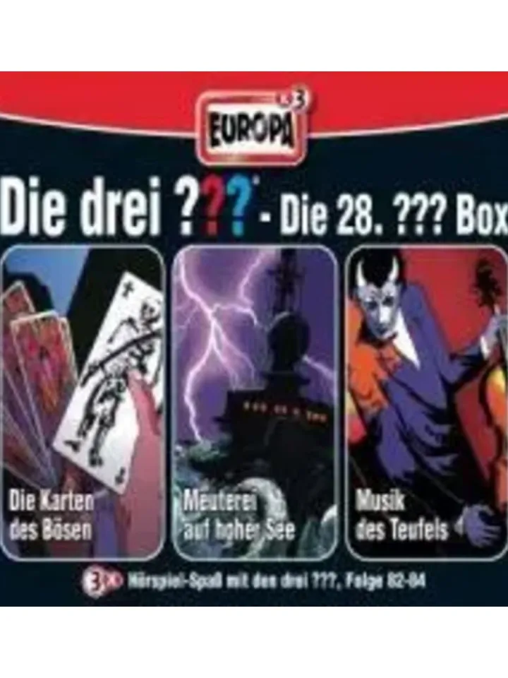 Sony Music Entertainment Hörbücher<Die drei ??? Box 28. Folgen 82 - 84 (drei Fragezeichen) 3 CDs