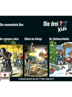 United Soft Media Hörbücher<Die drei ??? Kids - 3er Box 19. Folgen 55 - 57 | Der schwarze Joker / Rätsel...