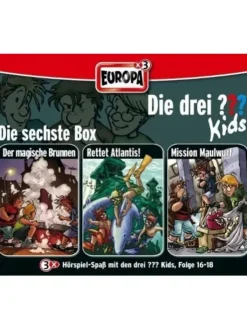 United Soft Media Hörbücher<Die drei ??? Kids 3er Box 06. Folgen 16-18 (drei Fragezeichen) 3 CDs