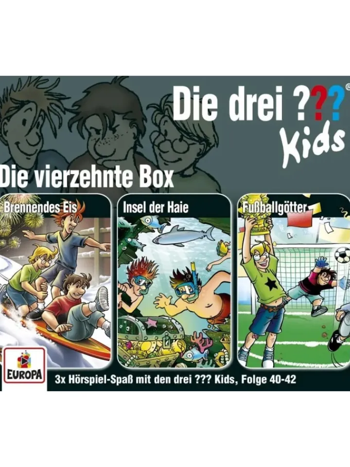 United Soft Media Hörbücher<Die drei ??? Kids 3er Box 14. Folgen 40-42