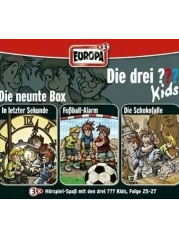 United Soft Media Hörbücher<Die drei ??? Kids. 3er Box Folgen 25 - 27 (drei Fragezeichen) 3 CDs
