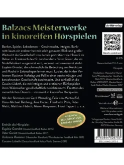 der Hörverlag Hörbücher<Die große Hörspiel-Edition | Vater Goriot - Cousine Lisbeth - Eugénie Grandet...