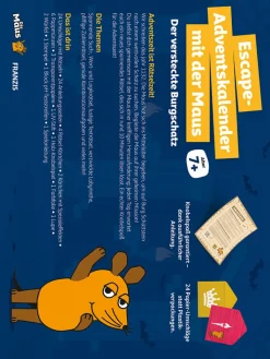 FRANZIS Adventskalender<Die Maus Escape-Adventskalender mit der Maus - ab 7 Jahren