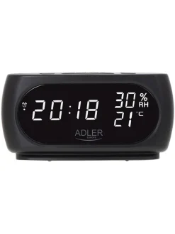 Adler Klima & Haushalt<Digitale Uhr in Schwarz