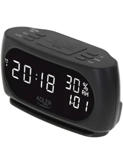 Adler Klima & Haushalt<Digitale Uhr in Schwarz