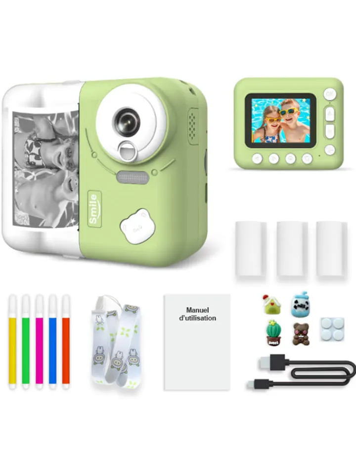 Techkidz Foto & Video<Digitalkamera mit Sofortdruck "Instakid" in Grün - ab 6 Jahren