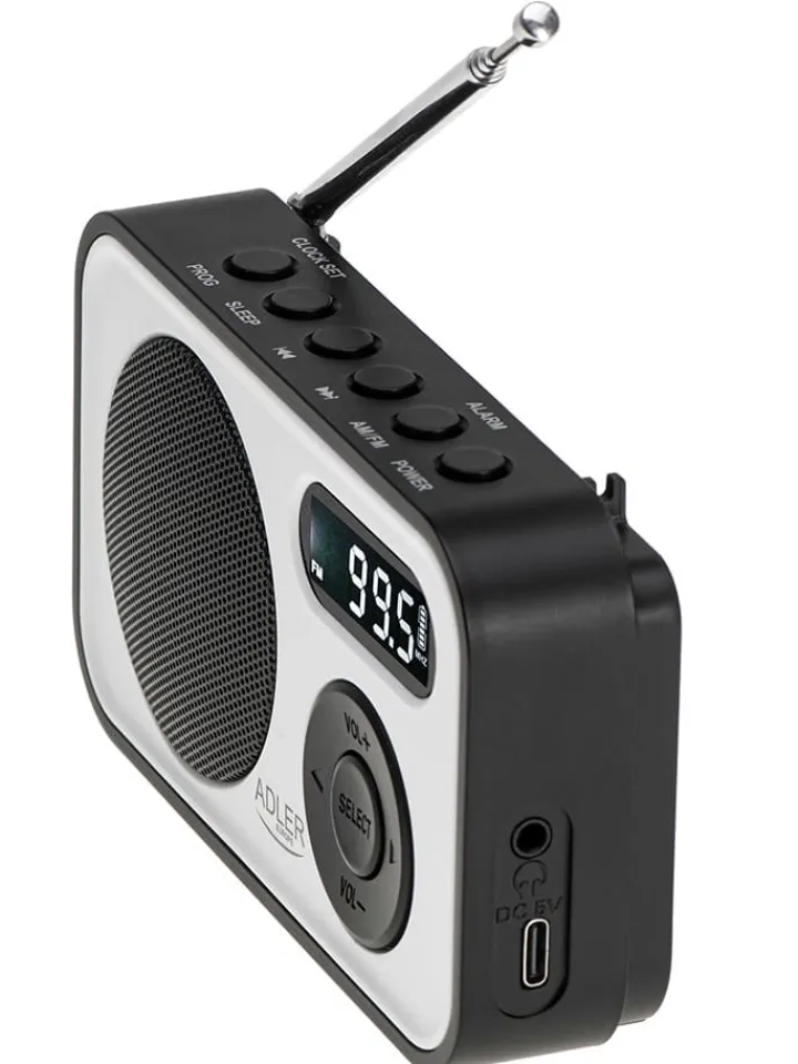 Adler Tv & Audio<Digitalradio in Weiß/ Schwarz