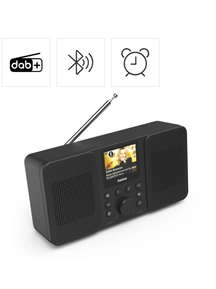 Hama Tv & Audio<DIR10, DAB+/Internetradio/Bluetooth® in Schwarz