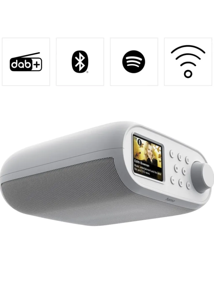 Hama Tv & Audio<DIR400, DAB+/Internetradio/Bluetooth® in Weiß