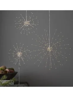 STAR Trading Lichterketten & Deko-Leuchten<3D-LED-Hängestern "Firework" in Warmweiß
