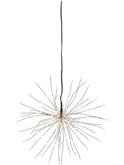 STAR Trading Lichterketten & Deko-Leuchten<3D-LED-Hängestern "Firework" in Warmweiß - Ø 26 cm