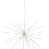 STAR Trading Lichterketten & Deko-Leuchten<3D-LED-Hängestern "Firework" in Silber - (H)45 cm