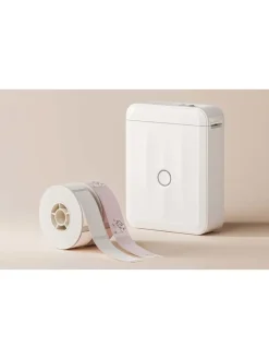 Niimbot Tablets, Konsolen & Elektronisches Spielzeug<D110M Tragbarer Bluetooth-Etikettendrucker Weiß