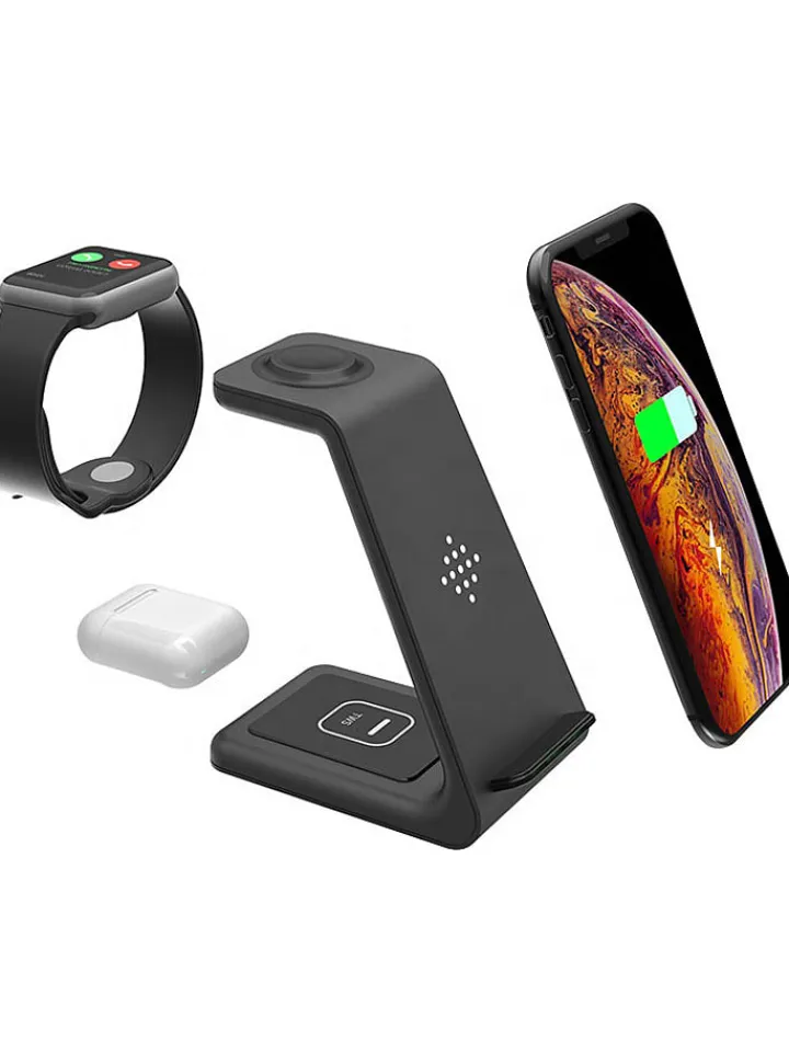 SmartCase Technikzubehör<Docking-Station für iPhone, Apple-Watch, AirPods in Schwarz