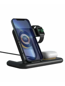 SmartCase Technikzubehör<Docking-Station für iPhone und Apple Watch in Schwarz