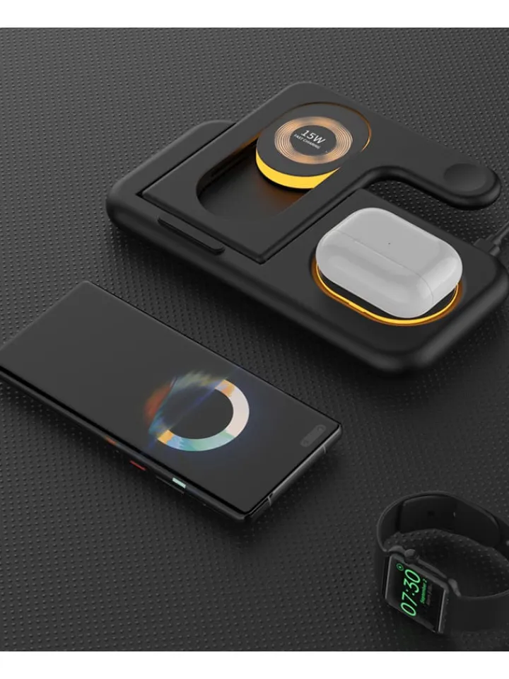 SmartCase Technikzubehör<Docking-Station für iPhone und Apple Watch in Schwarz