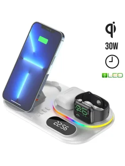 SmartCase Technikzubehör<Docking-Station für iPhone, Apple-Watch und AirPods in Weiß